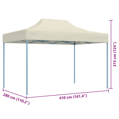 Party Tent Folding Cream 280 x410 x 315 cm Oxford Fabric
