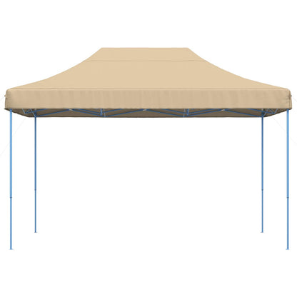 Party Tent Folding Beige 279 x 410 x 315 cm Oxford Fabric