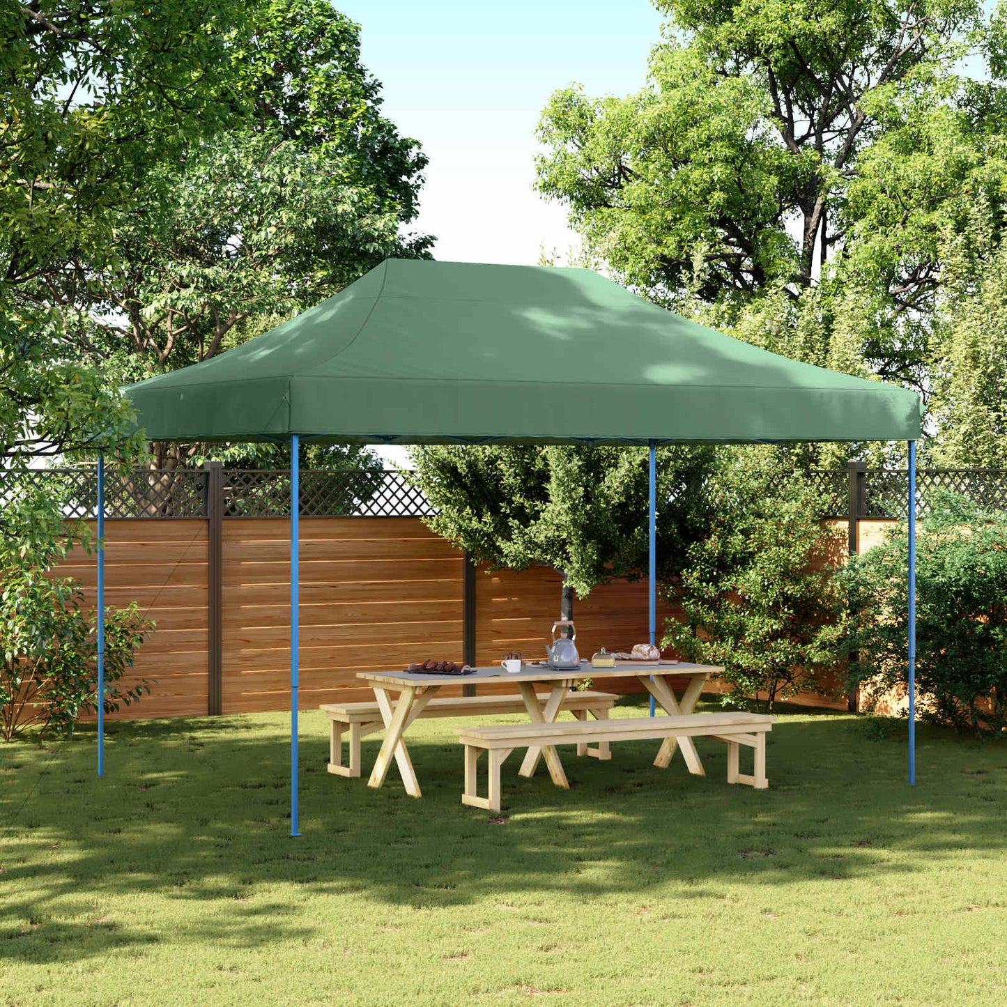 Party Tent Folding Green 279 x 410 x 315 cm Oxford Fabric