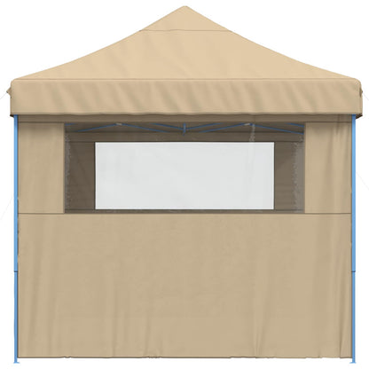 Party Tent Folding Beige 279 x 410 x 315 cm Oxford Fabric
