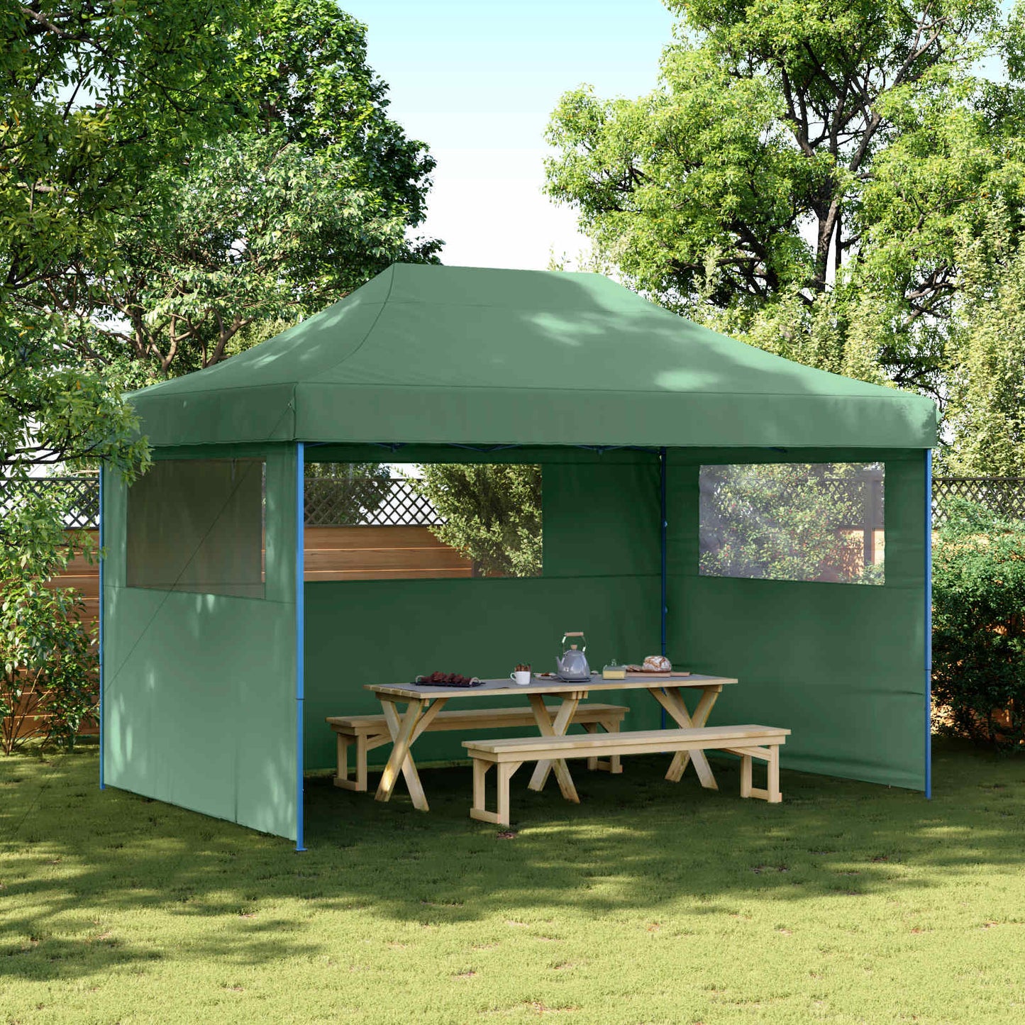 Party Tent Folding Green 279 x 410 x 315 cm Oxford Fabric