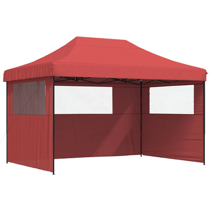 Party Tent Folding Burgundy 279 x 410 x 315 cm Oxford Fabric