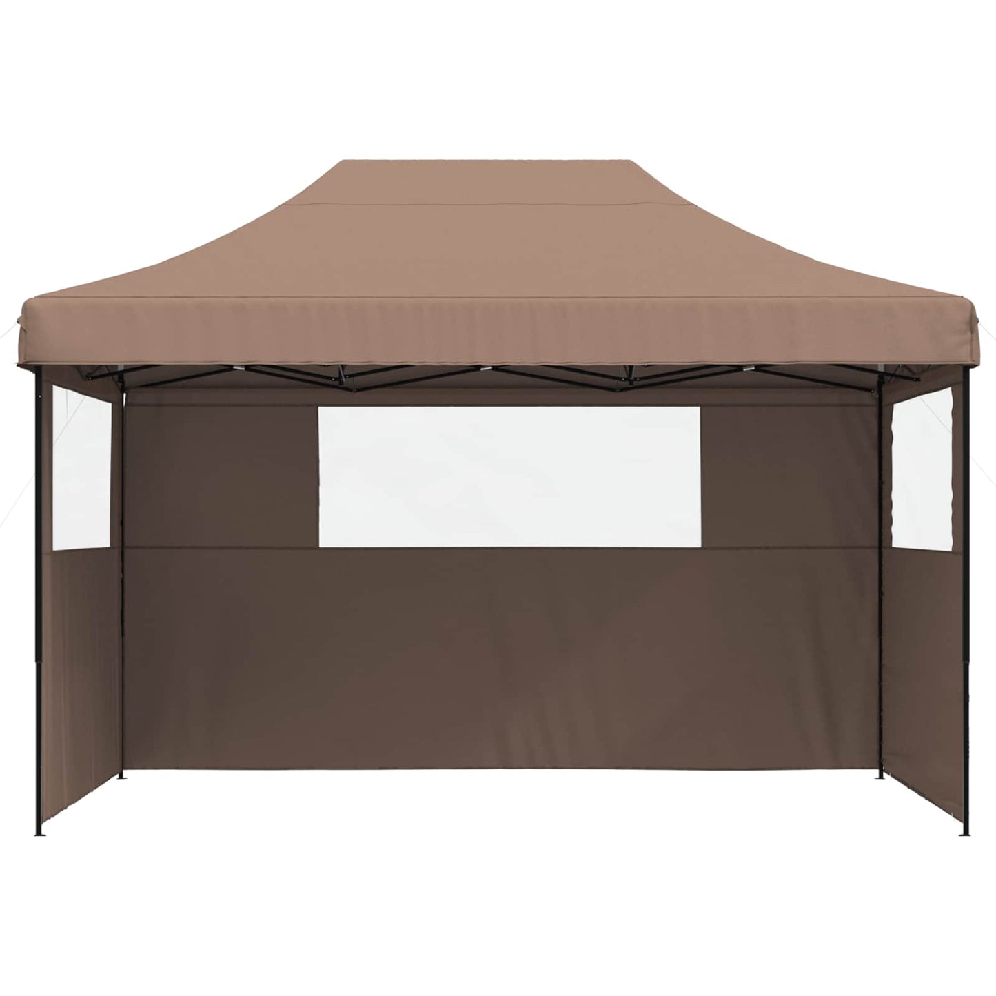 Party Tent Folding Brown 279 x 410 x 315 cm Oxford Fabric