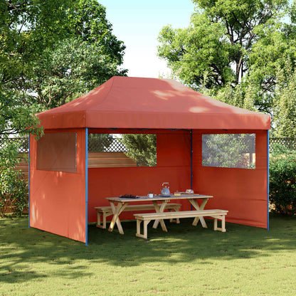 Party Tent Folding Terracotta 279 x 410 x 315 cm Oxford Fabric