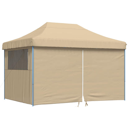Party Tent Folding Beige 279 x 410 x 315 cm Oxford Fabric