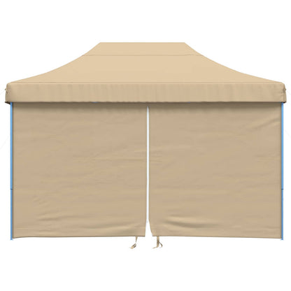 Party Tent Folding Beige 279 x 410 x 315 cm Oxford Fabric