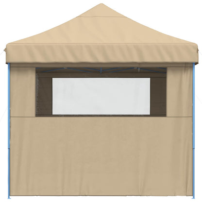 Party Tent Folding Beige 279 x 410 x 315 cm Oxford Fabric