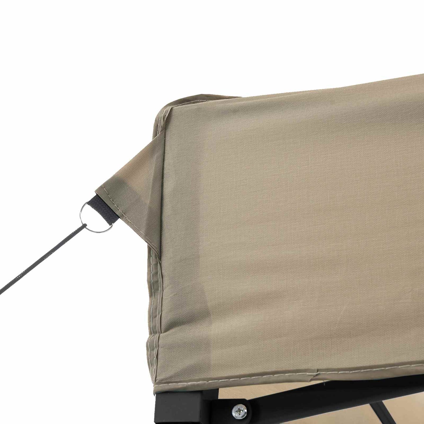 Party Tent Folding Taupe 279 x 410 x 315 cm Oxford Fabric