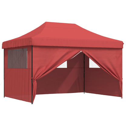 Party Tent Folding Burgundy 279 x 410 x 315 cm Oxford Fabric