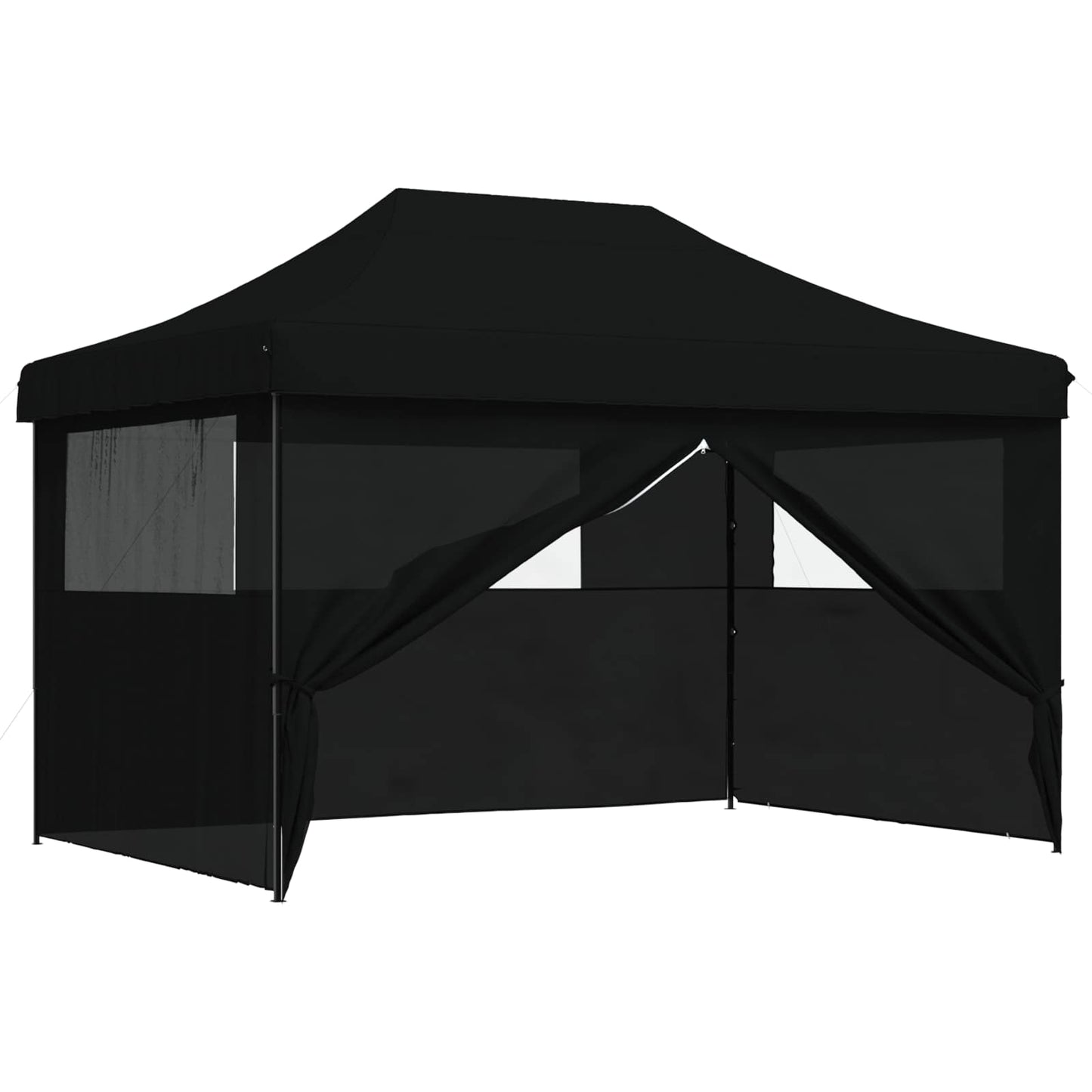 Party Tent Folding Black 279 x 410 x 315 cm Oxford Fabric