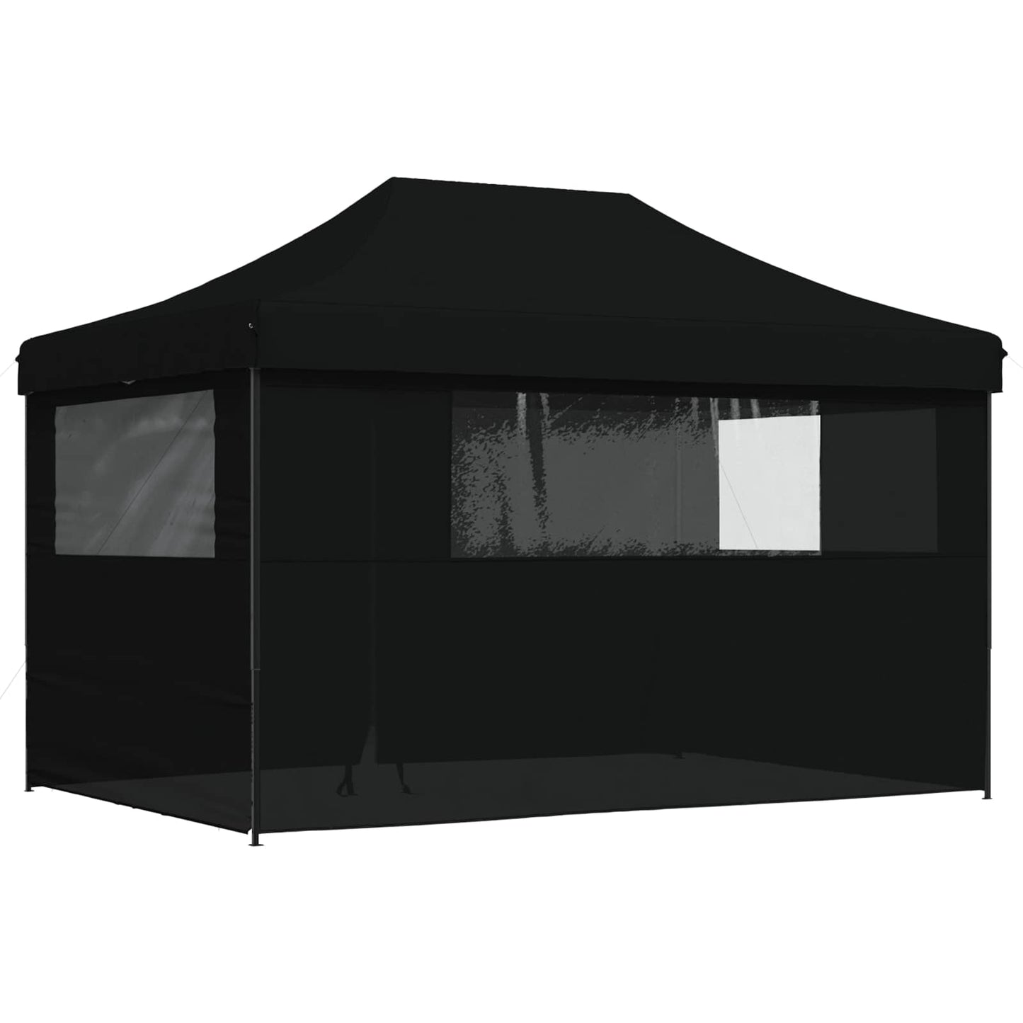 Party Tent Folding Black 279 x 410 x 315 cm Oxford Fabric