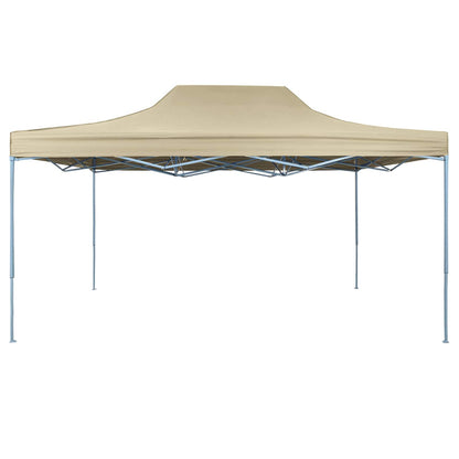 Party Tent Folding Cream 291 x 431 x 315 cm Oxford Fabric