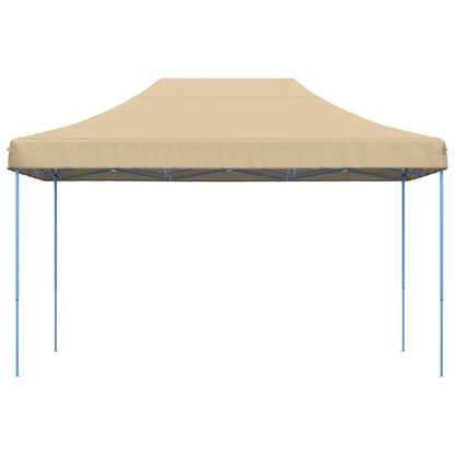 Party Tent Folding Beige 292 x 440 x 315 cm Oxford Fabric