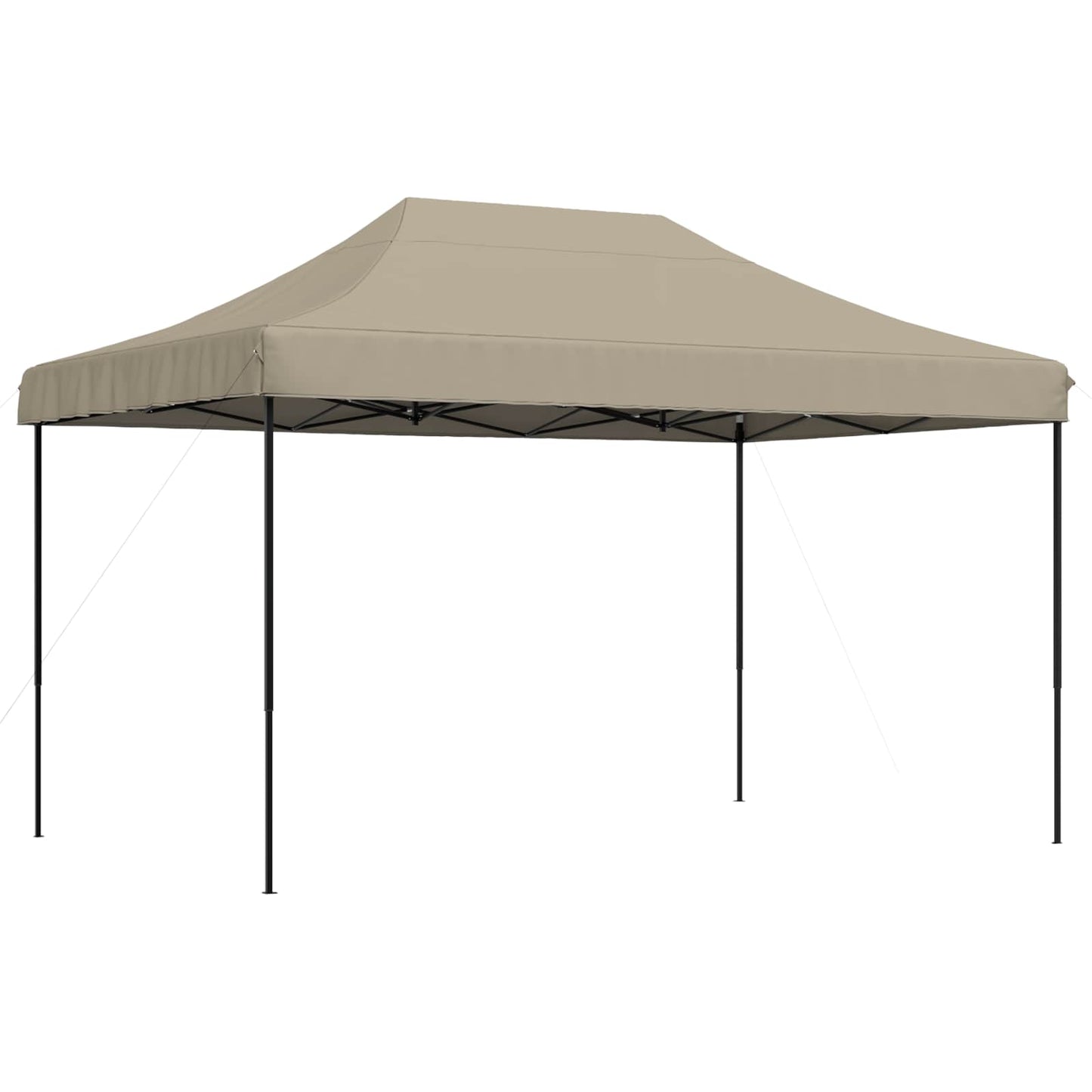 Party Tent Folding Taupe 292 x 440 x 315 cm Oxford Fabric