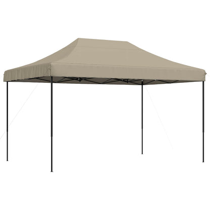 Party Tent Folding Taupe 292 x 440 x 315 cm Oxford Fabric