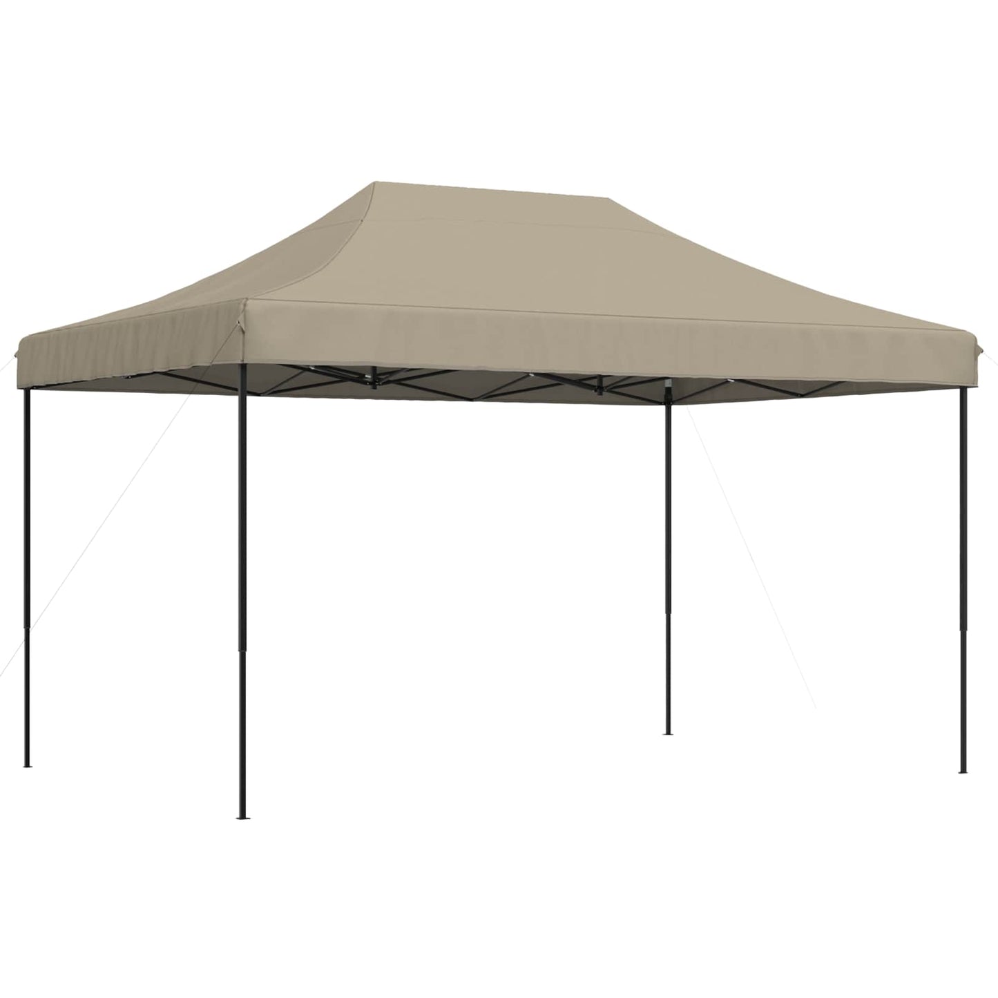 Party Tent Folding Taupe 292 x 440 x 315 cm Oxford Fabric