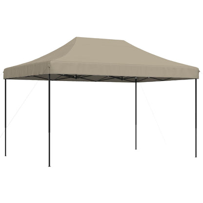 Party Tent Folding Taupe 292 x 440 x 315 cm Oxford Fabric