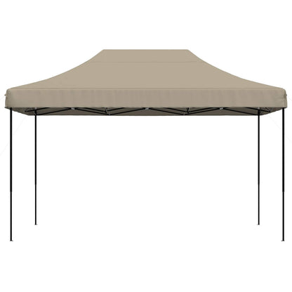Party Tent Folding Taupe 292 x 440 x 315 cm Oxford Fabric