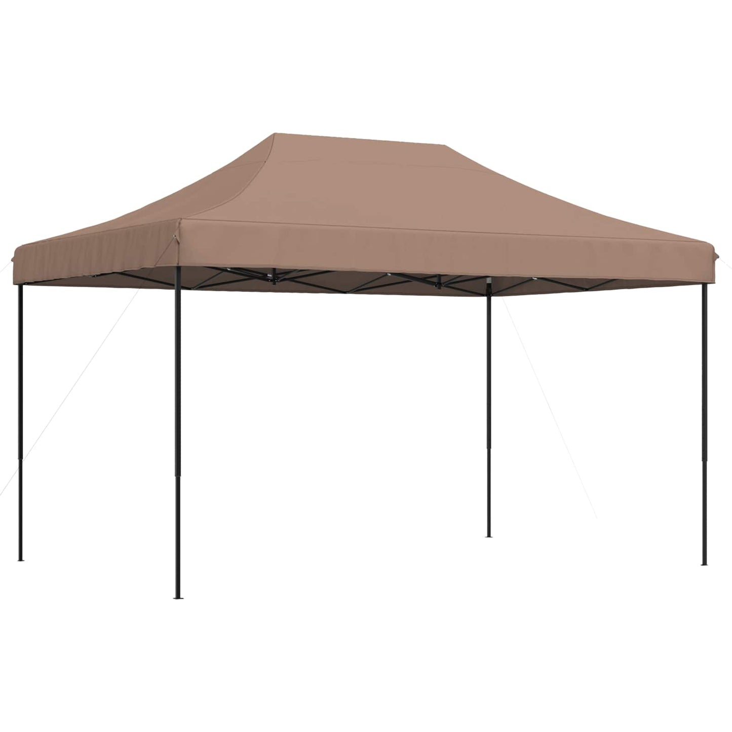 Party Tent Folding Brown 292 x 440 x 315 cm Oxford Fabric