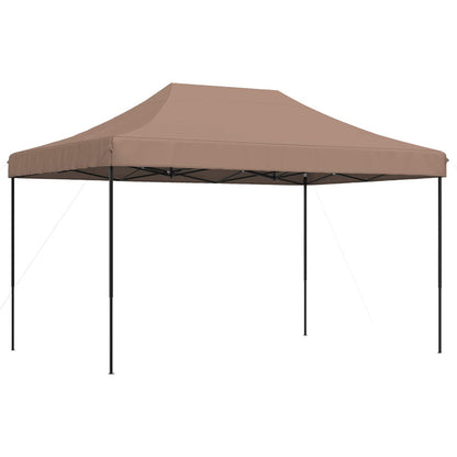 Party Tent Folding Brown 292 x 440 x 315 cm Oxford Fabric