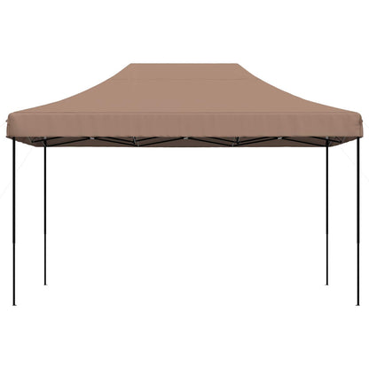 Party Tent Folding Brown 292 x 440 x 315 cm Oxford Fabric