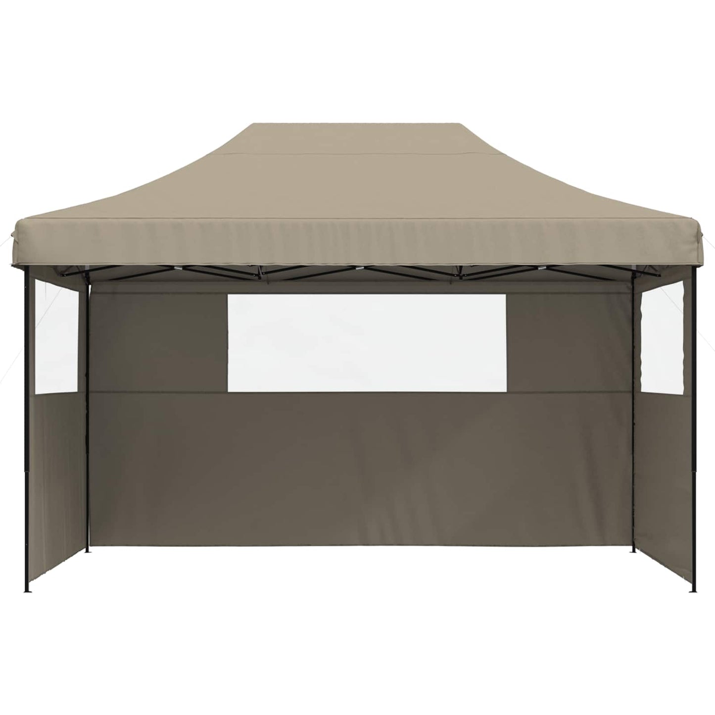 Party Tent Folding Taupe 292 x 440 x 315 cm Oxford Fabric