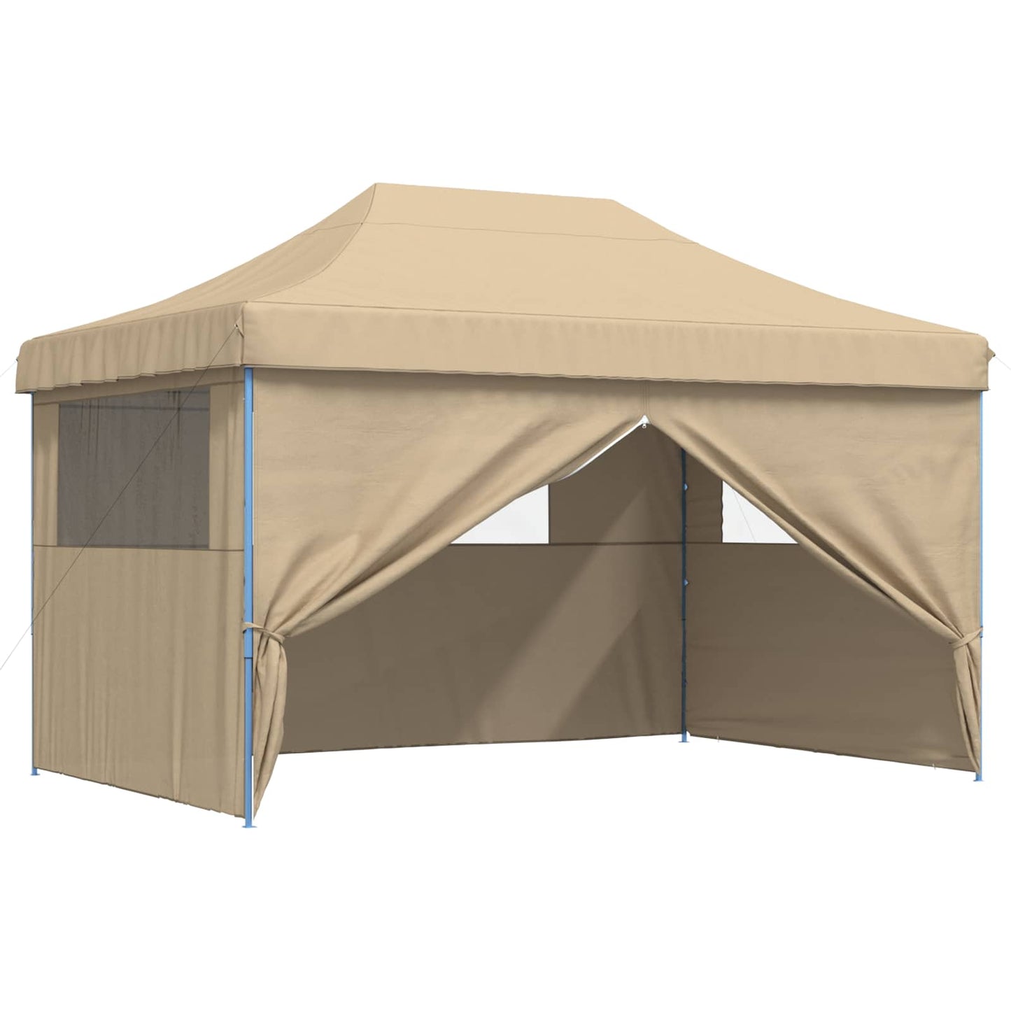 Party Tent Folding Beige 292 x 440 x 315 cm Oxford Fabric