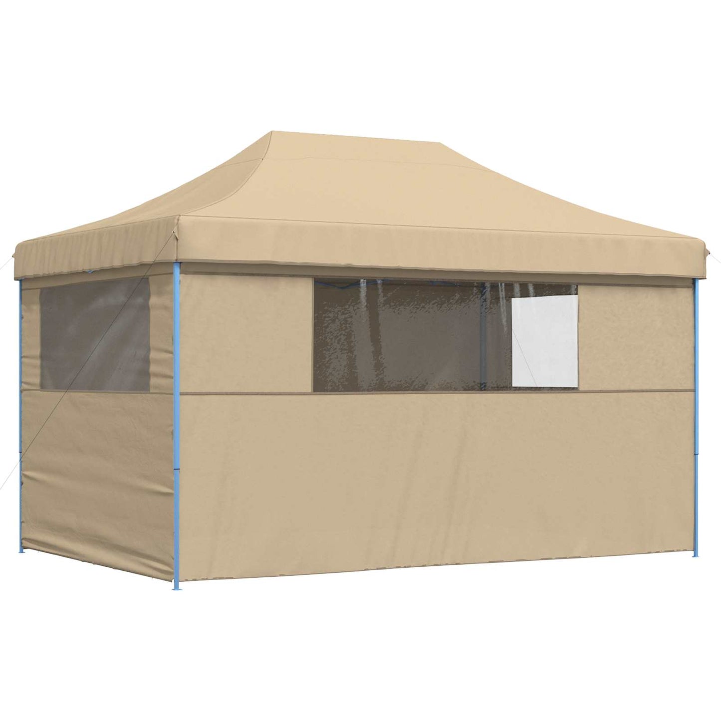 Party Tent Folding Beige 292 x 440 x 315 cm Oxford Fabric