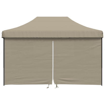 Party Tent Folding Taupe 292 x 440 x 315 cm Oxford Fabric