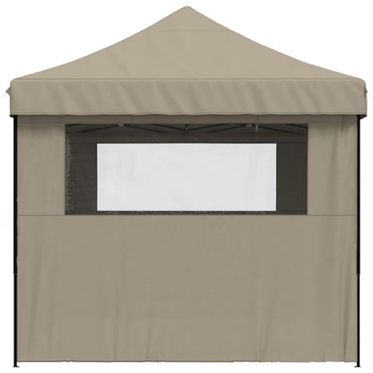Party Tent Folding Taupe 292 x 440 x 315 cm Oxford Fabric