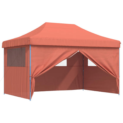 Party Tent Folding Terracotta 292 x 440 x 315 cm Oxford Fabric