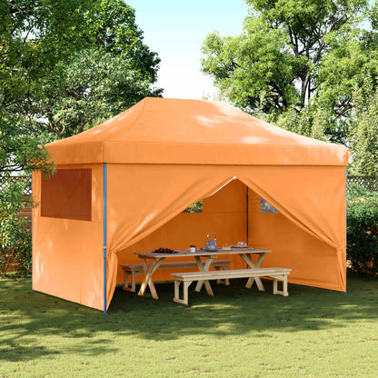 Party Tent Folding Orange 292 x 440 x 315 cm Oxford Fabric