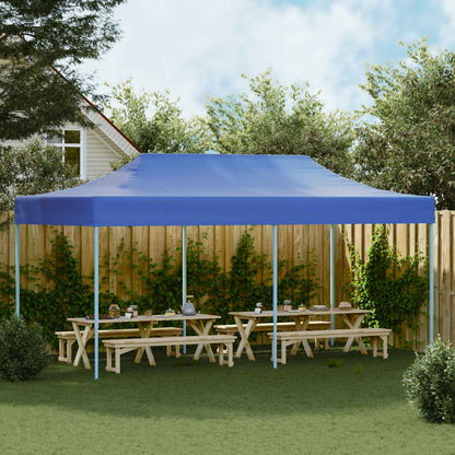 Party Tent Folding Blue 291 x 580 x 315 cm Oxford Fabric