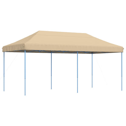 Party Tent Folding Beige 292 x 580 x 315 cm Oxford Fabric