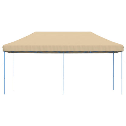 Party Tent Folding Beige 292 x 580 x 315 cm Oxford Fabric