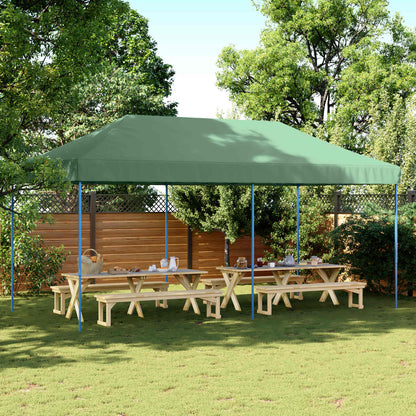 Party Tent Folding Green 292 x 580 x 315 cm Oxford Fabric