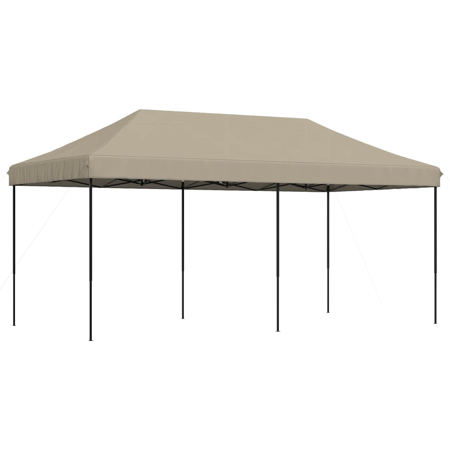 Party Tent Folding Taupe 292 x 580 x 315 cm Oxford Fabric