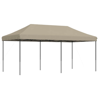 Party Tent Folding Taupe 292 x 580 x 315 cm Oxford Fabric
