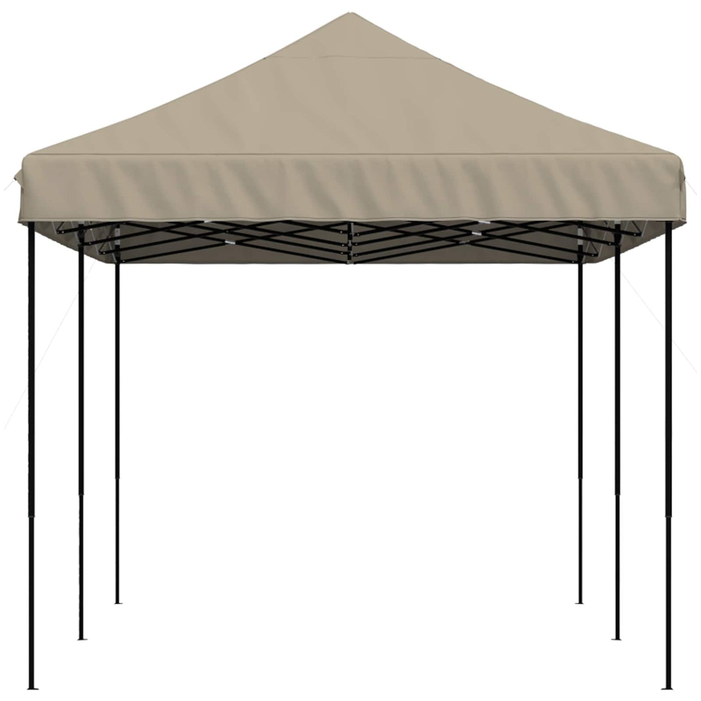 Party Tent Folding Taupe 292 x 580 x 315 cm Oxford Fabric