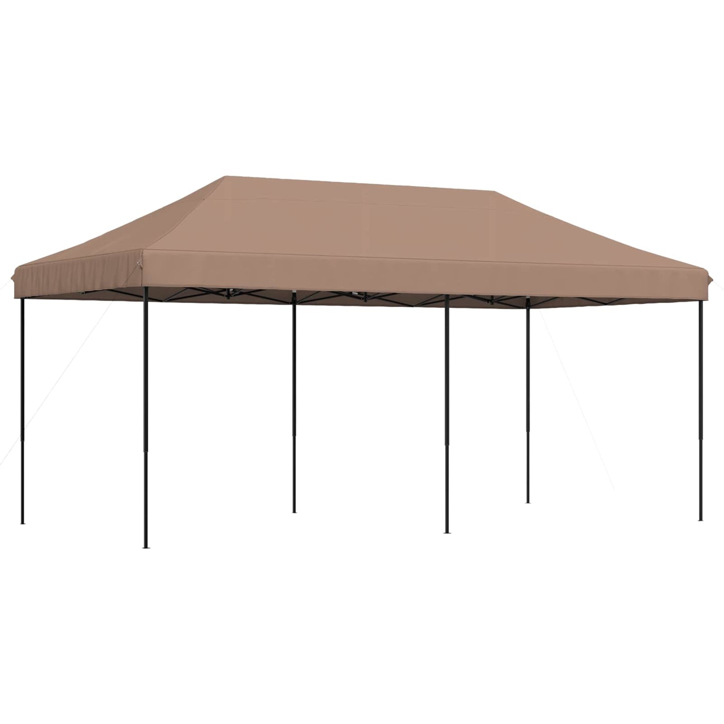 Party Tent Folding Brown 292 x 580 x 315 cm Oxford Fabric