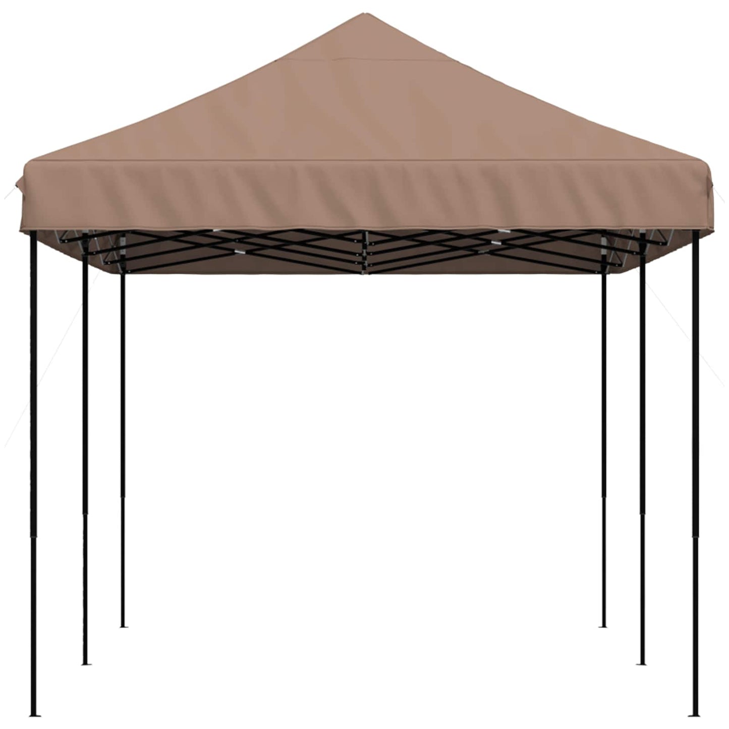 Party Tent Folding Brown 292 x 580 x 315 cm Oxford Fabric