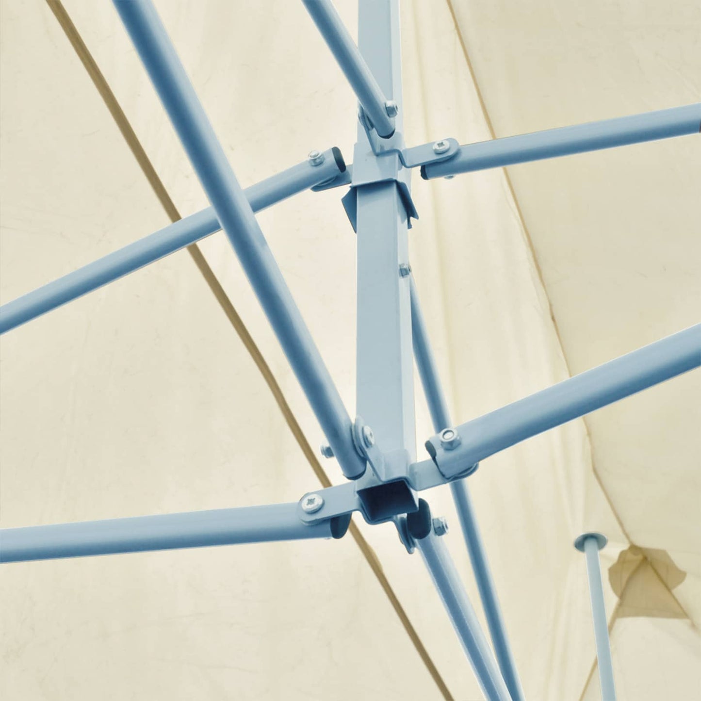 Party Tent Folding Cream 291 x 580 x 315 cm Oxford Fabric
