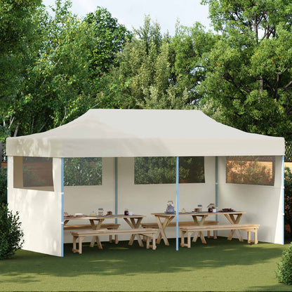 Party Tent Folding Cream 291 x 580 x 315 cm Oxford Fabric