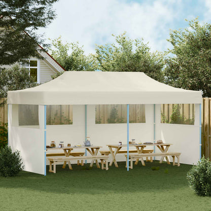 Party Tent Folding Cream 291 x 580 x 315 cm Oxford Fabric