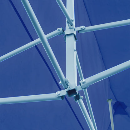 Party Tent Folding Blue 291 x 580 x 315 cm Oxford Fabric