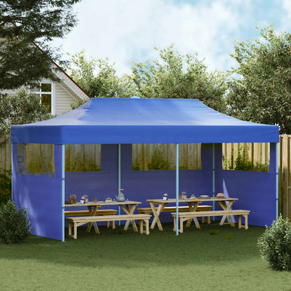 Party Tent Folding Blue 291 x 580 x 315 cm Oxford Fabric