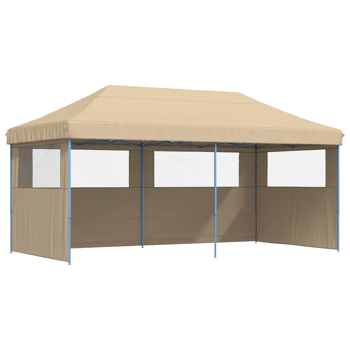 Party Tent Folding Beige 292 x 580 x 315 cm Oxford Fabric