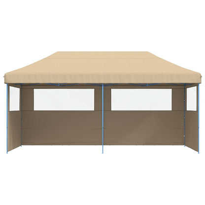 Party Tent Folding Beige 292 x 580 x 315 cm Oxford Fabric