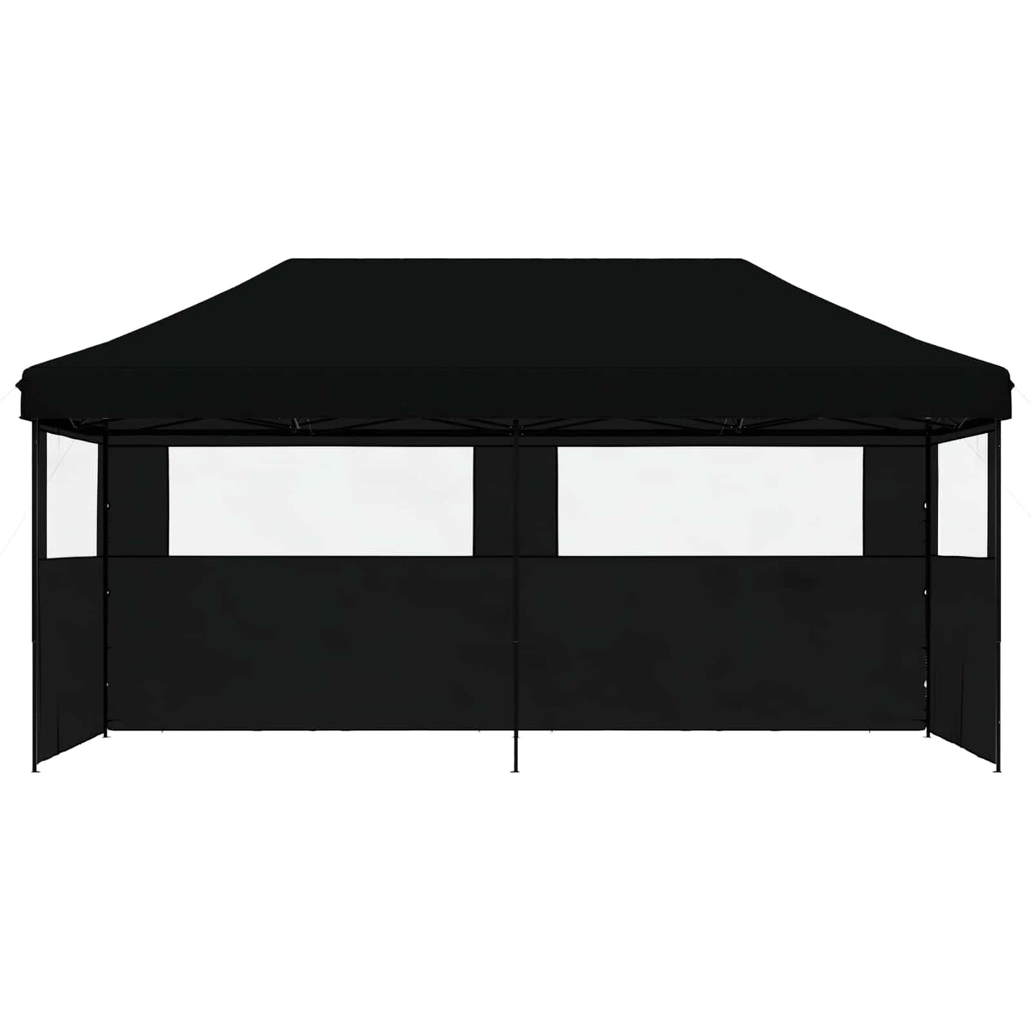 Party Tent Folding Black 292 x 580 x 315 cm Oxford Fabric
