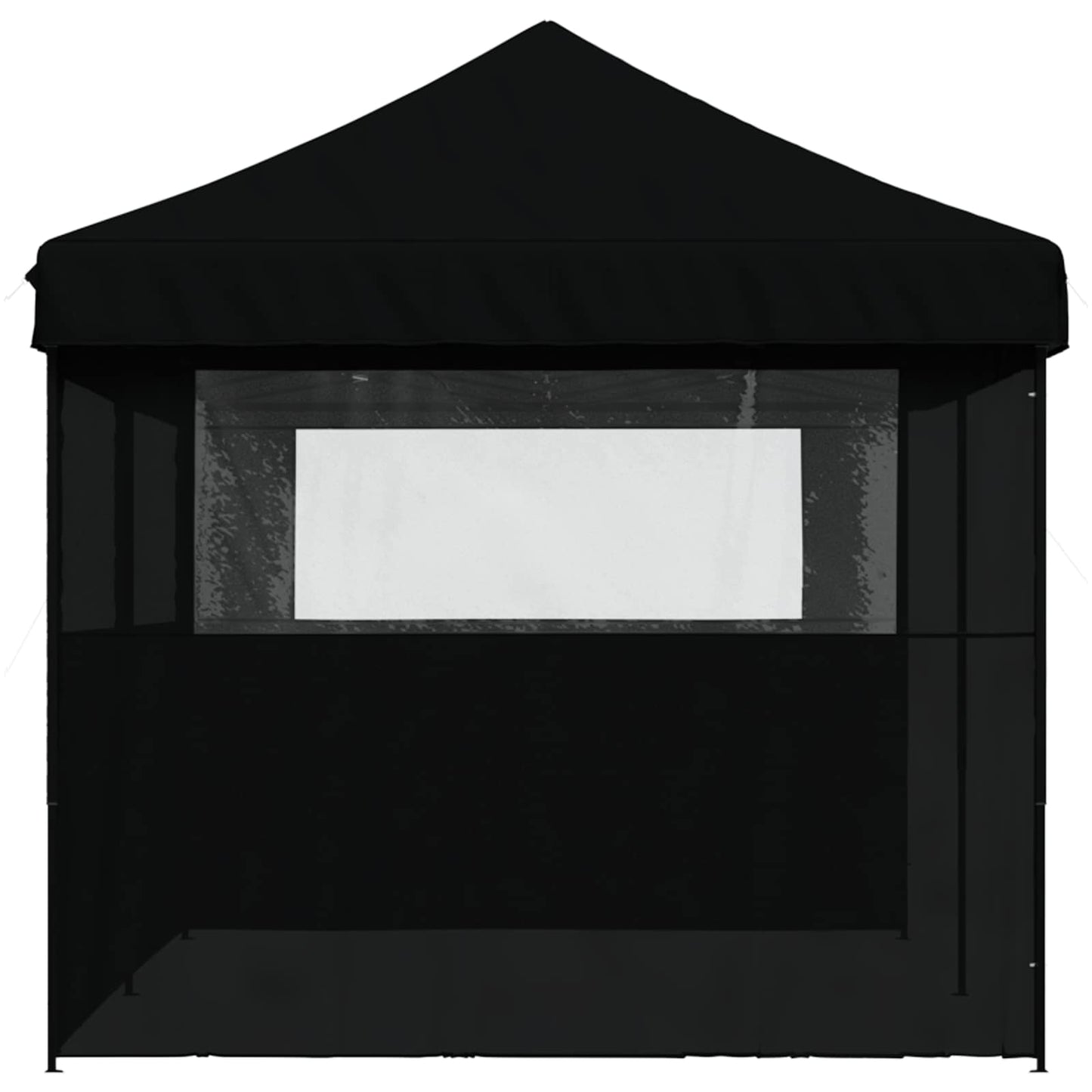 Party Tent Folding Black 292 x 580 x 315 cm Oxford Fabric